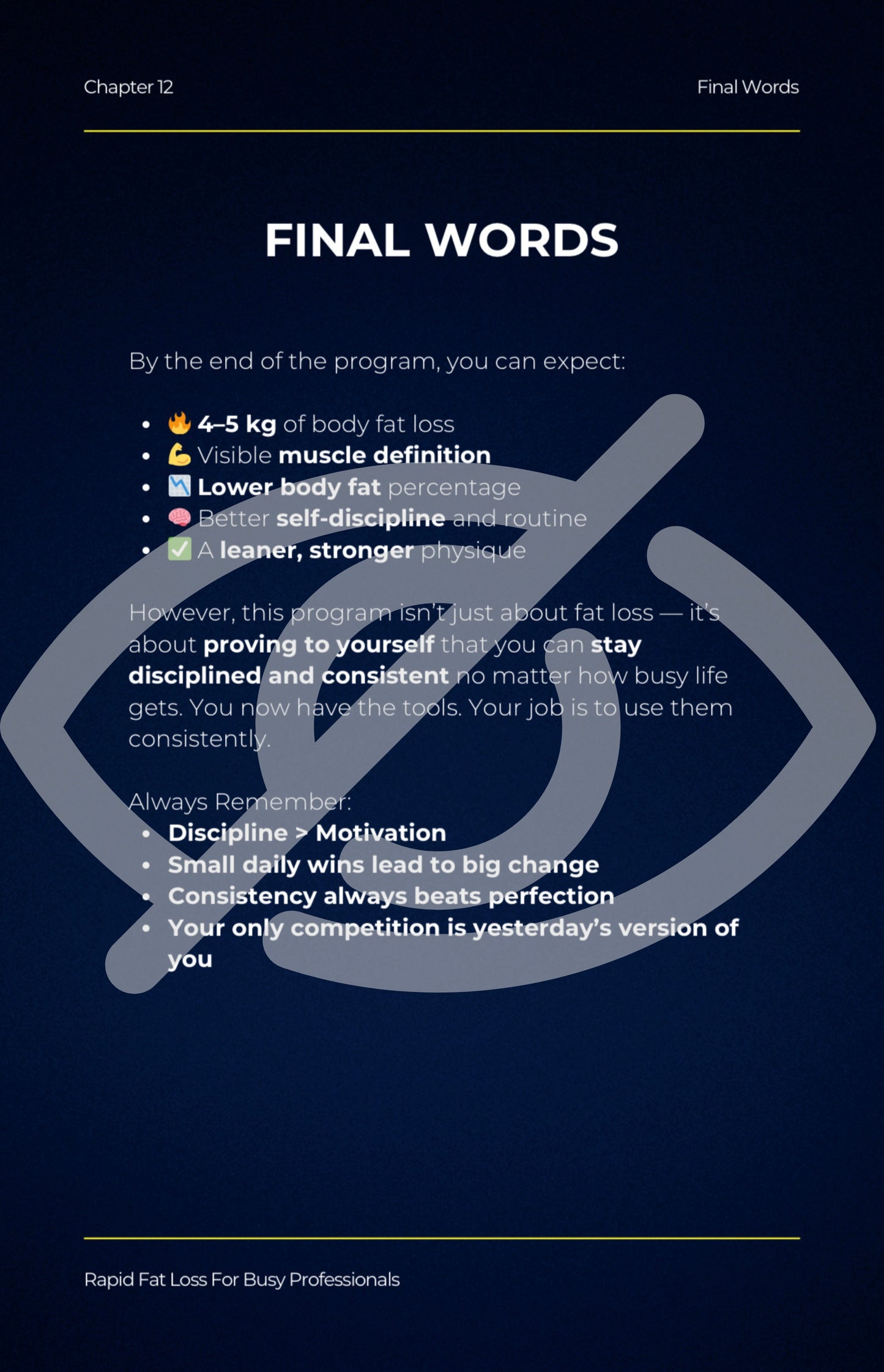 Rapid Fat Loss For Busy Professionals (DIY Fitness Program)