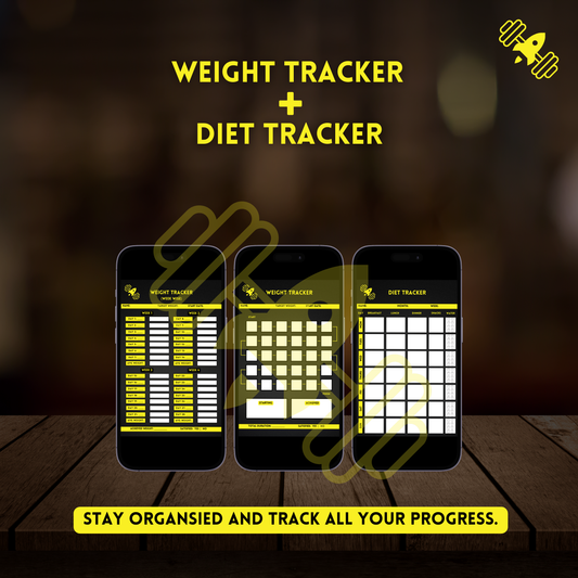 Weight Tracker + Diet Tracker Bundle (PRINTABLE)