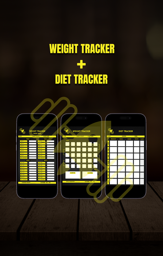 Weight + Diet Tracker Bundle